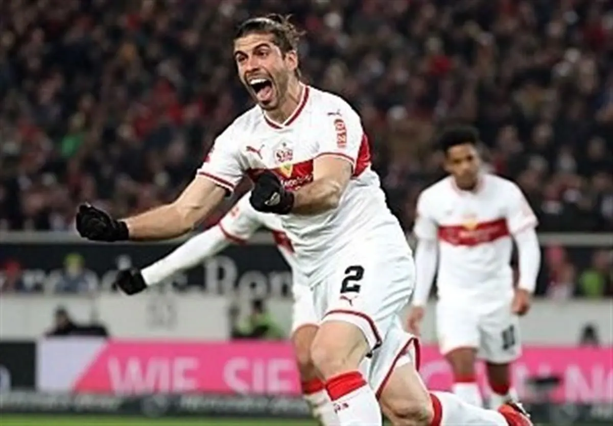 اشتوتگارت در آخرین ثانیه‌ها پیروزی را از دست داد