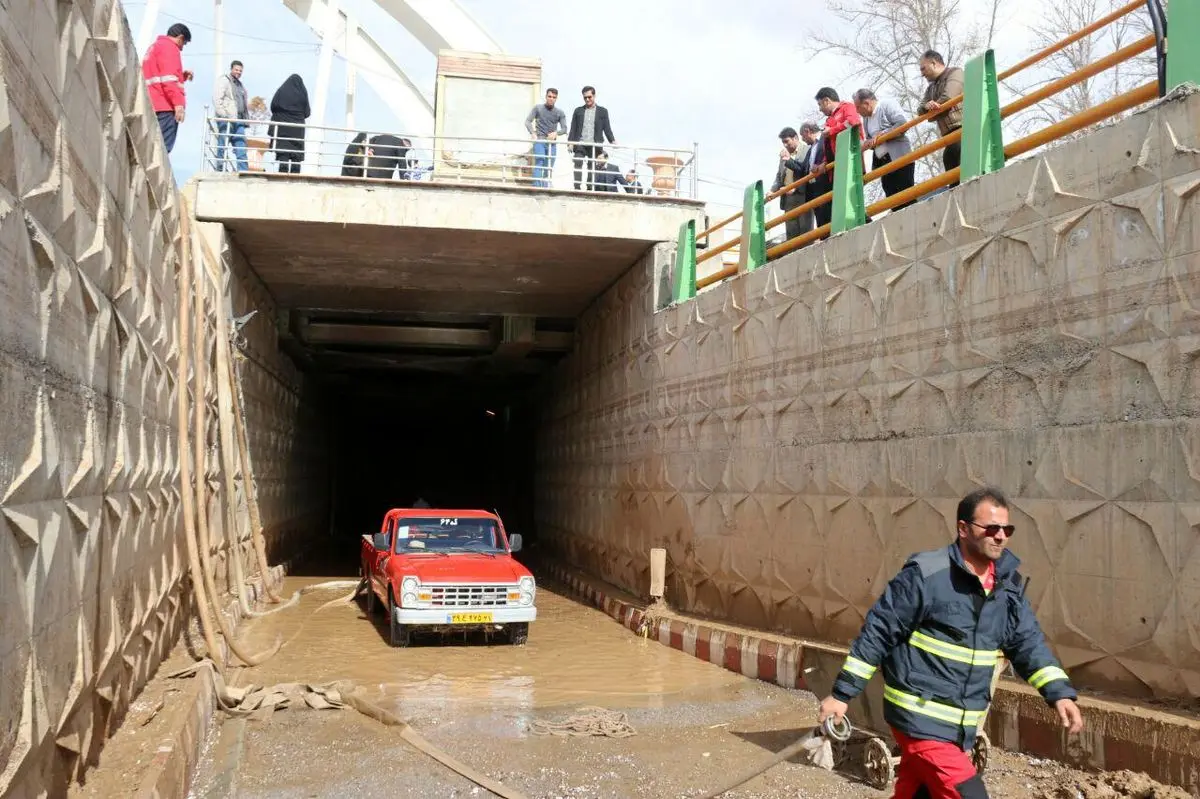 رهایی زیرگذرها از آب‌گرفتگی 6 متری!