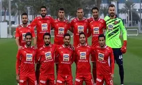 20 سرخ‌پوش در اردوی پیش از بازی با پدیده