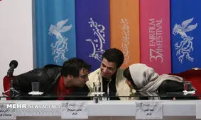 حضور داروغه زاده دبیر جشنواره فیلم فجر در نشست پرس و پاسخ فیلم «دیدن این فیلم جرم است!»