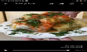 طرز تهیه دلمه کلم برگ +فیلم