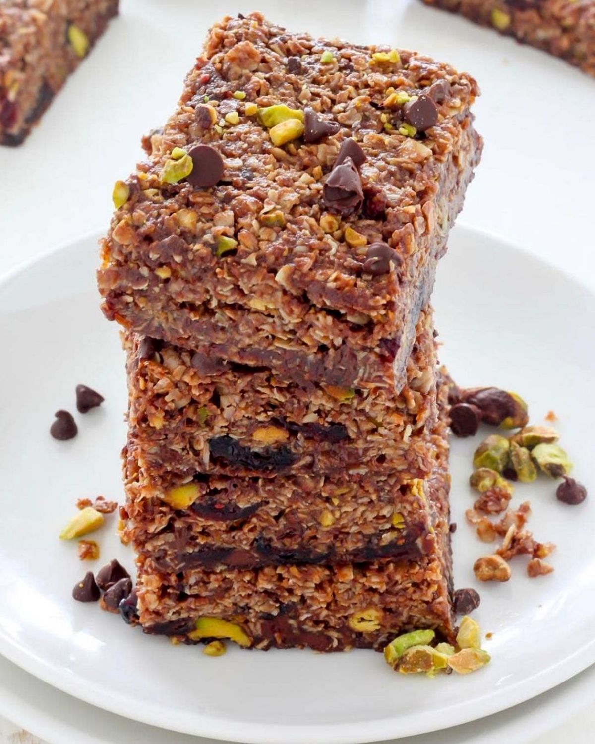 طرز تهیه گرانولا بار شکلات و پسته و نوتلا