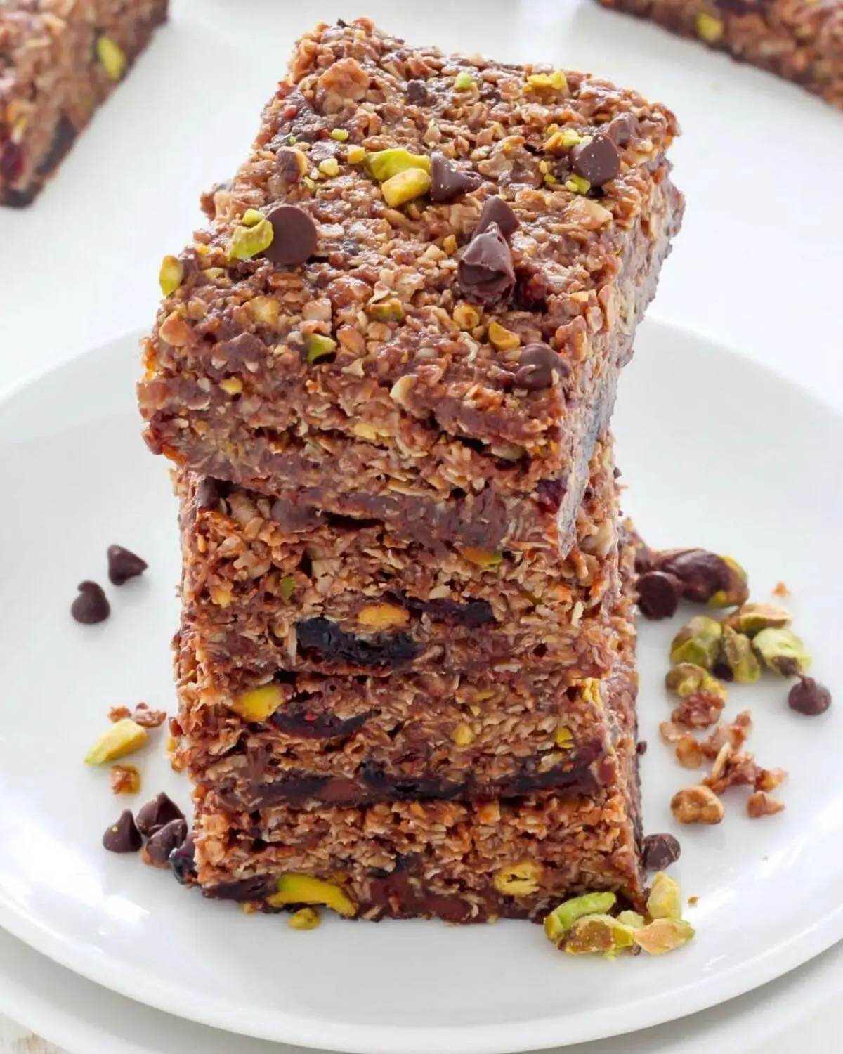 طرز تهیه گرانولا بار شکلات و پسته و نوتلا