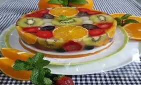 طرز تهیه ژله ویترینی