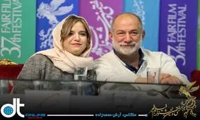 حرف‌های درگوشی آقا و خانم بازیگر در نشست خبری