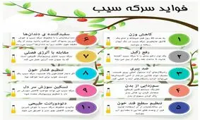 ده ترفنـــــد و کاربرد بی نظیر و مفید با سرکه سیب