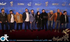 ست کردن رنگ کت بازیگر با رنگ چشم هایش در جشنواره فیلم فجر+عکس