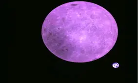 ماهواره چینی از ماه و زمین عکس گرفت