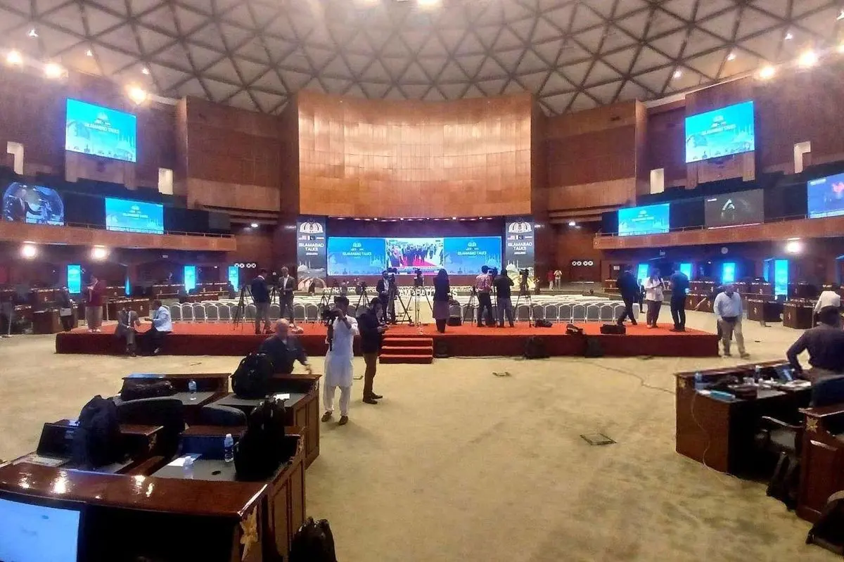 محل مذاکرات ایران و آمریکا در اسلام‌آباد/ ویدئو

