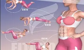 تمرين روز 4 تمرين براي بالا تنه سينه و شكم