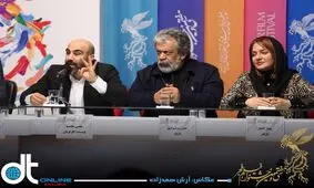 درگیری تنابنده با خبرنگار در نشست خبری فیلم "قسم"+ویدئو