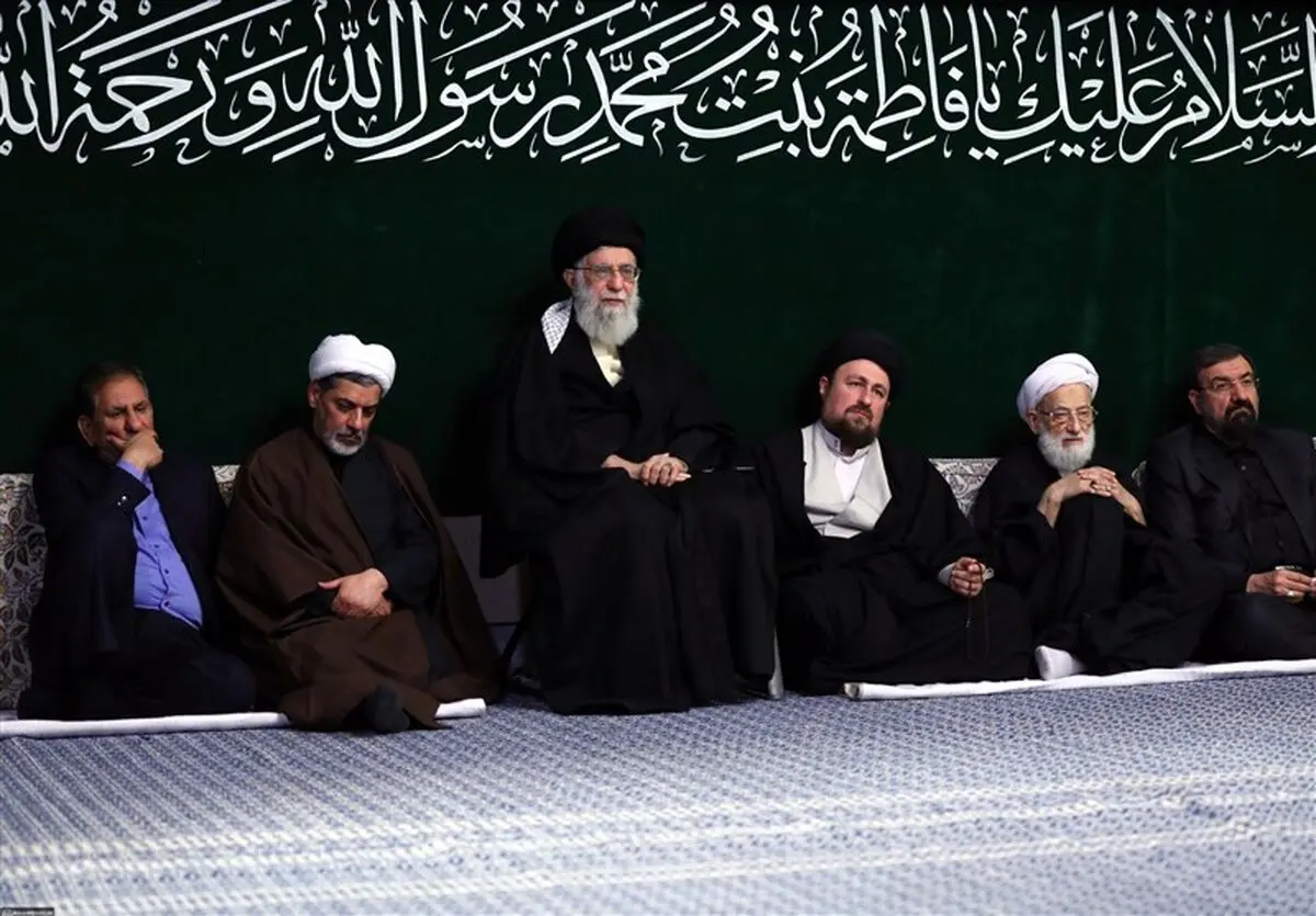 سومین شب عزاداری حضرت زهرا(س) در حسینیه امام خمینی(ره) برگزار شد