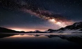 آسمان شب در قابی متفاوت + عکس