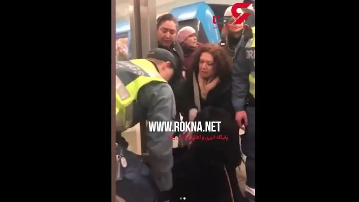 رفتار زشت ماموران مترو با زنی که بچه در شکم داشت + فیلم