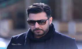  همسر و فرزند احسان خواجه امیری در لباس عزا/ عکس