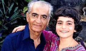 سفر در زمان؛ «لیلا دختر کوچک محمدرضا پهلوی» در حال اسکی در سوئیس؛ سال 51 