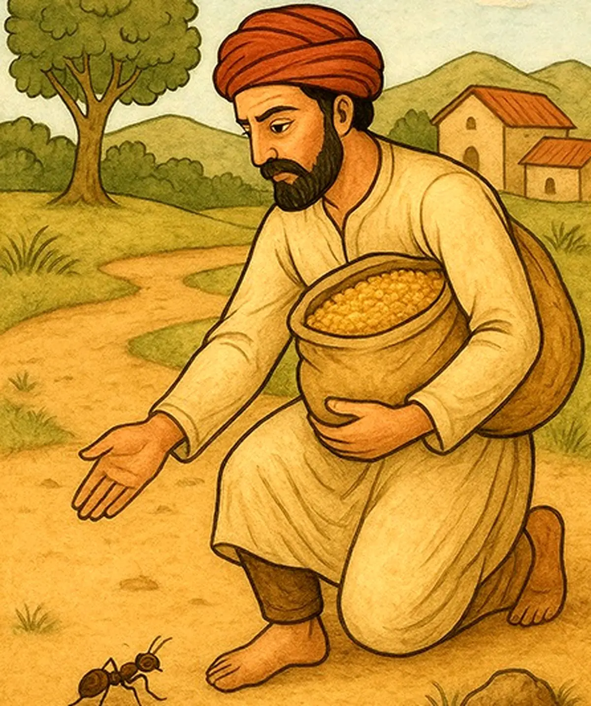 داستان شبلی و مورچه؛ پیامی جاودانه از سعدی