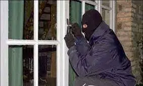 تلاش ناکام سارق برای مخفی ماندن چهره اش/ ویدئو