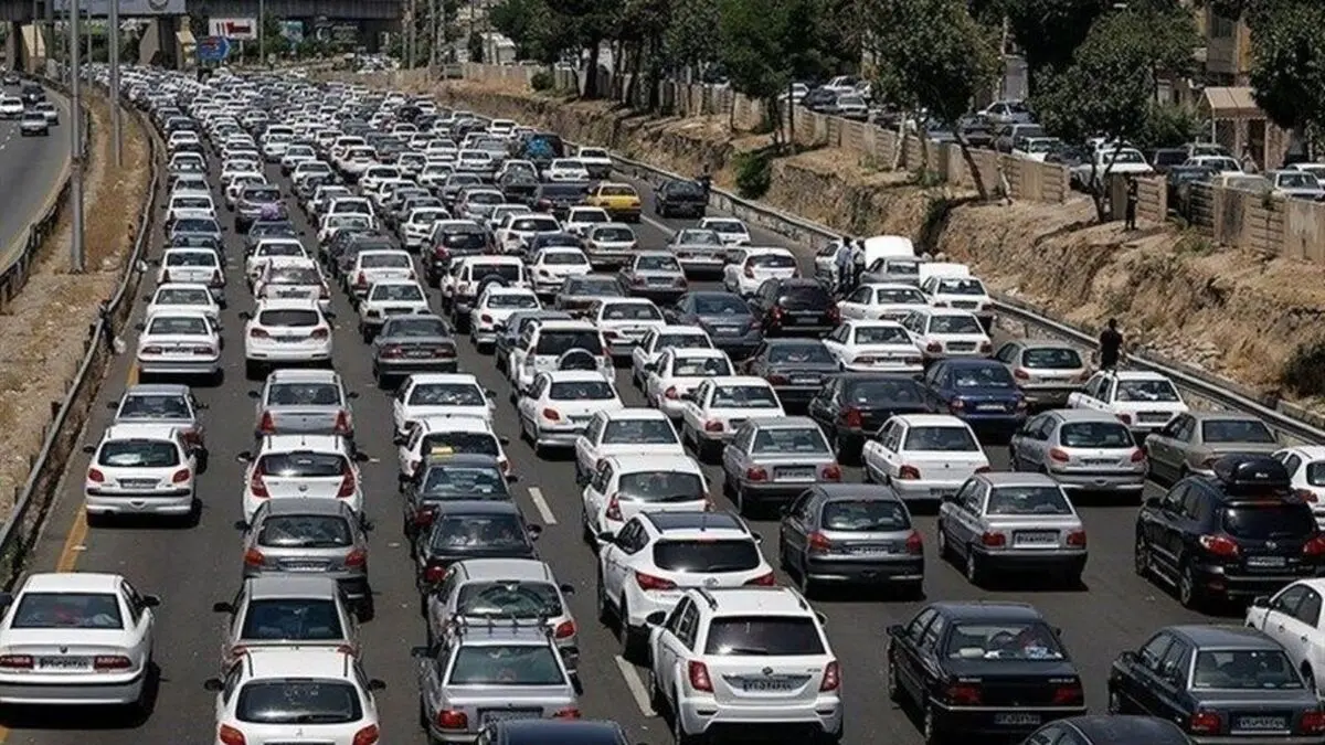 واکنش مجری تلویزیون به ترافیک امروز تهران 