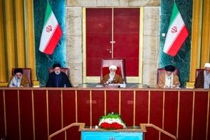 آخرین حضور احمد جنتی و حسن روحانی در مجلس خبرگان رهبری/ عکس
