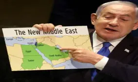 ترسیم نقشه خاورمیانه جدید از نظر رژیم صهیونیستی