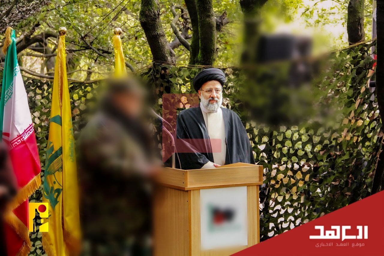 تصاویر کمتر دیده شده از بازدید ابراهیم رئیسی از پایگاه حزب الله در جنوب لبنان