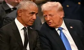 لحظه‌ای که دونالد ترامپ، اوباما را به گریه انداخت 