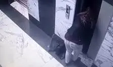  سقوط وحشتناک کودک بازیگوش در چاه آسانسور/ ویدئو