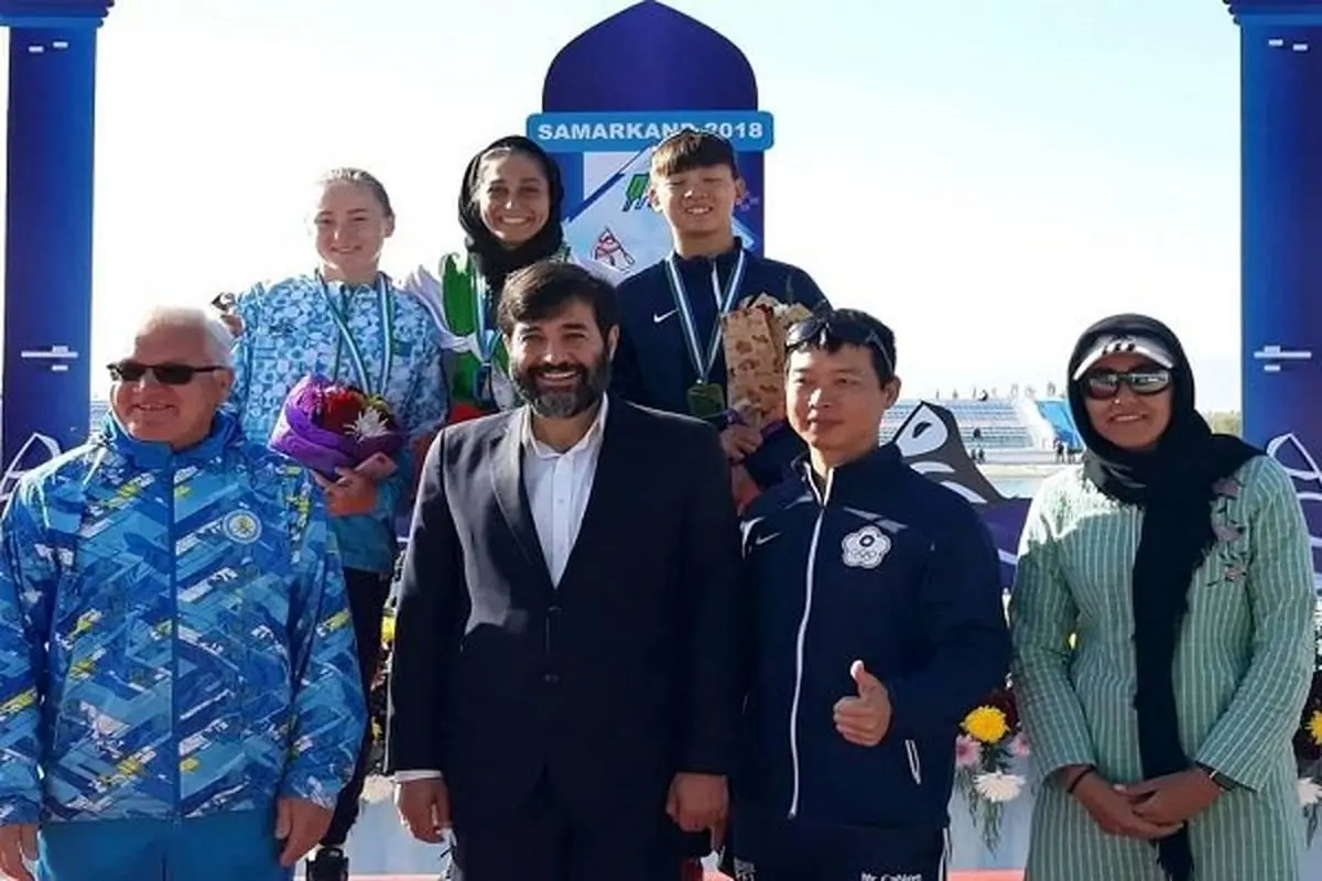 طلسم شکنی بانوان با طلایی شدن آرزو حکیمی و الناز شفیعیان