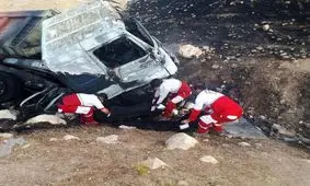 خواب‌آلودگی راننده نیسان در خراسان‌شمالی 2 کشته بر جا گذاشت