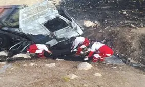 خواب‌آلودگی راننده نیسان در خراسان‌شمالی 2 کشته بر جا گذاشت