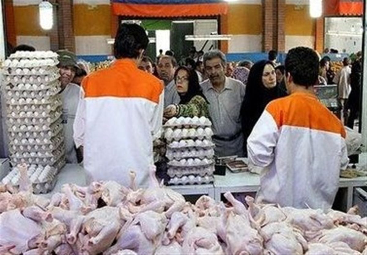 قیمت مرغ به ۱۸۰۰ تومان بالاتر از نرخ مصوب رسید