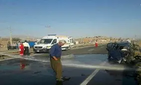 ۲ نفر در تصادف جاده مرند - خوی کشته شدند