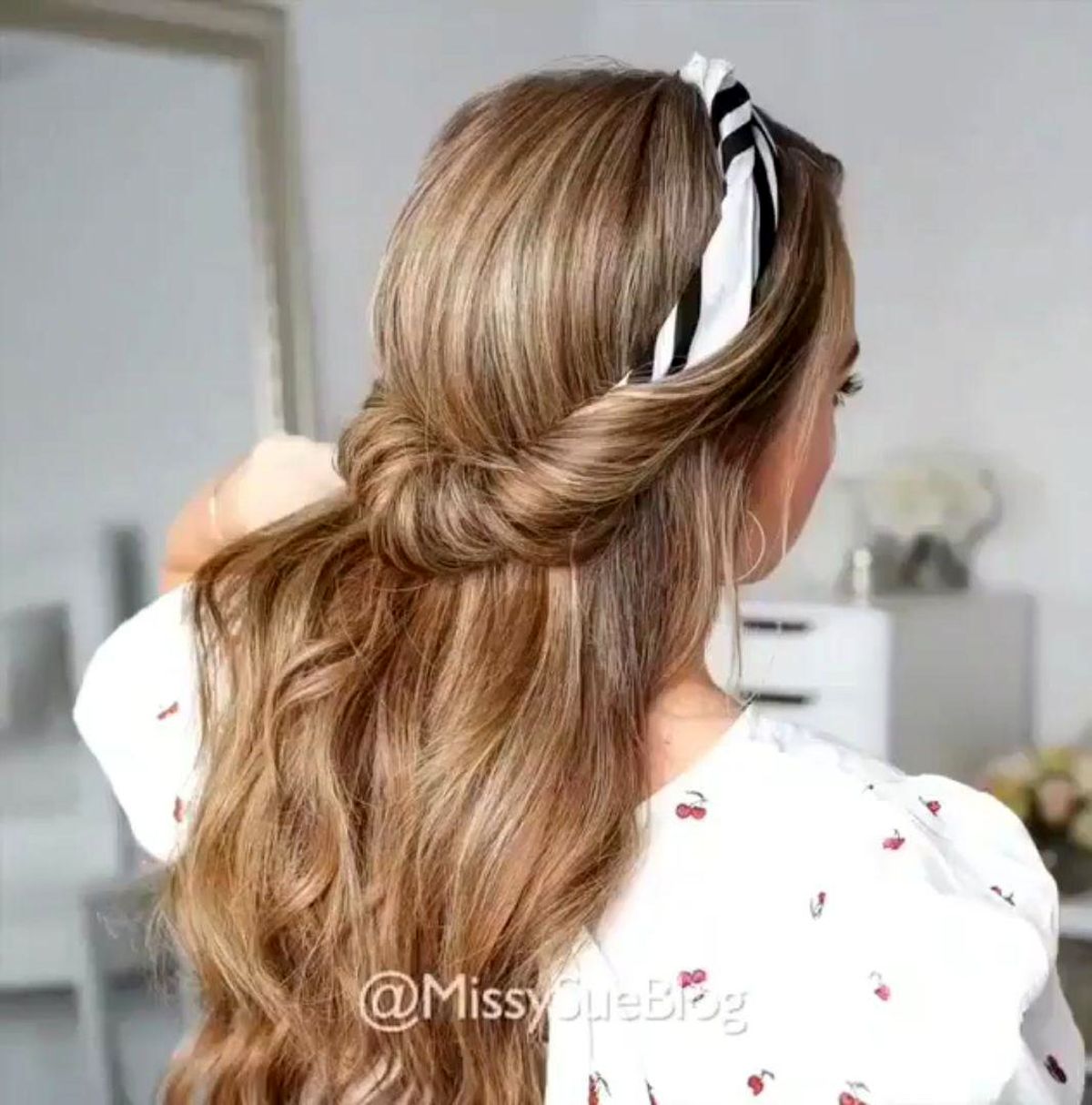ساده ترین روش پیچیدن مو با تل پارچه ای/فیلم