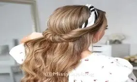 ساده ترین روش پیچیدن مو با تل پارچه ای/فیلم