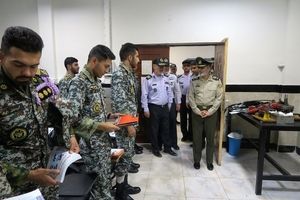بازدید فرمانده کل ارتش از دانشگاه افسری پدافند هوایی خاتم الانبیاء(ص)
