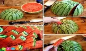 نکات ریز خانه داری/ نحوه برش زدن میوه