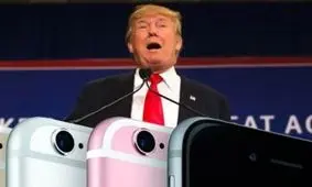 ترامپ به دلیل استفاده از آیفون شخصی دردسر به جانش خرید