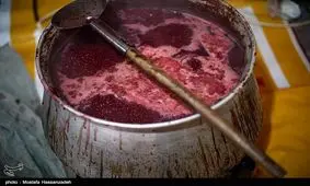 تهیه رب انار در شهرستان باغملک به‌روایت تصویر