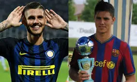 گل‌های مائورو ایکاردی کاپیتان فعلی باشگاه اینتر در تیم جوانان بارسلونا