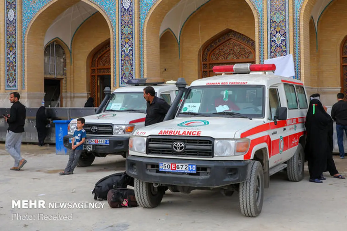 اعزام مصدومان مراسم اربعین به مراکز درمانی همراه با حمایت روانی