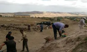 فصل دوم کاوش باستان‌شناسی قلعه شهر تاریخی اوجان آغاز شد