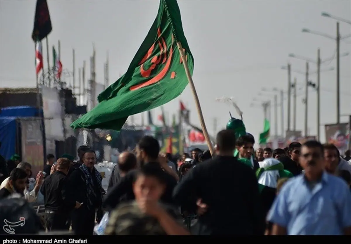 نماهنگی از تجلی «حب الحسین یجمعنا» در مرز بین المللی چذابه+فیلم