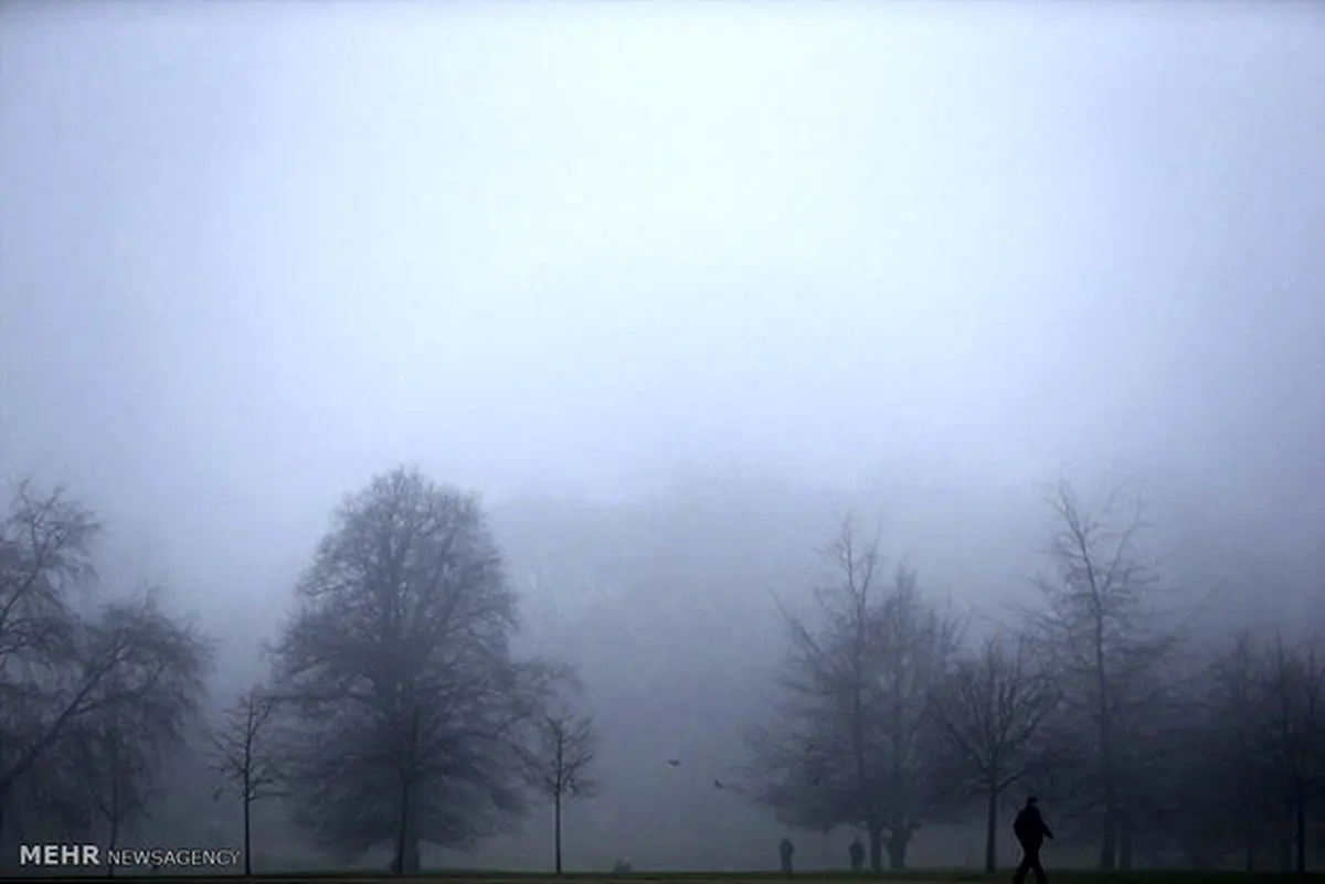 مه غلیظ جاده های زنجان را فرا گرفته است