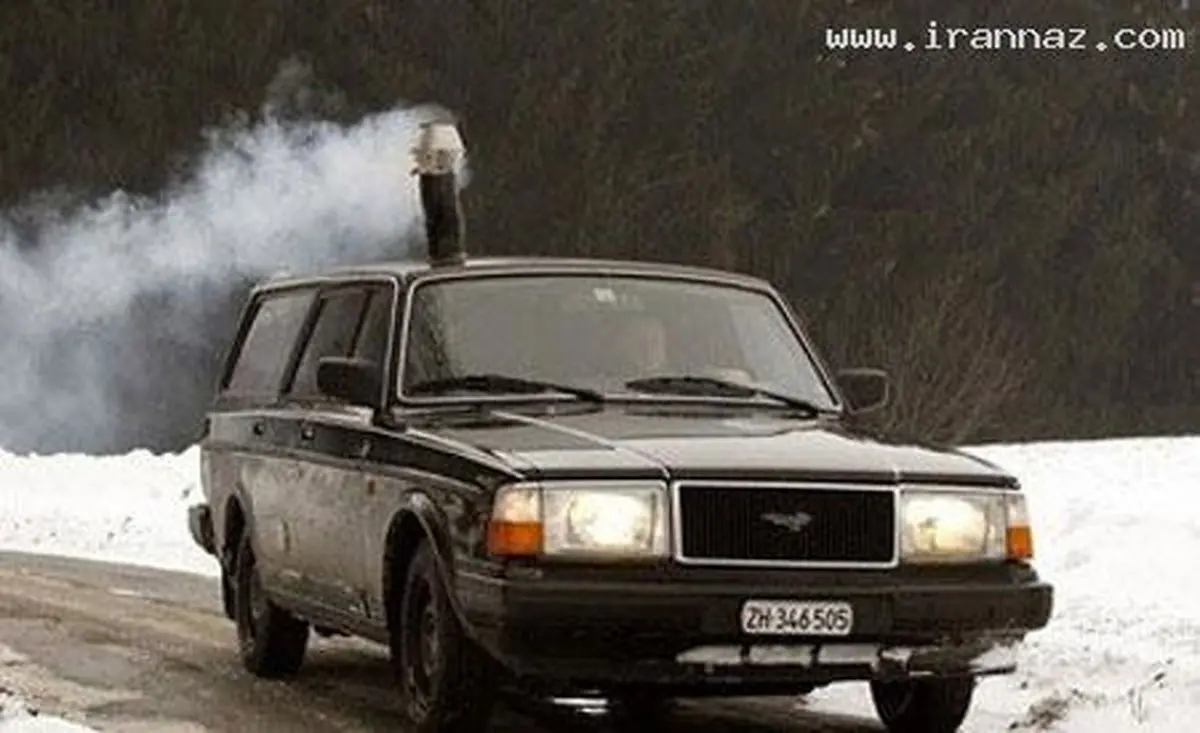 ابتكار خنده دار یک سوئیسی در سوز زمستان +تصاویر