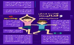 فواید ورزش و فعالیت جسمانی منظم
