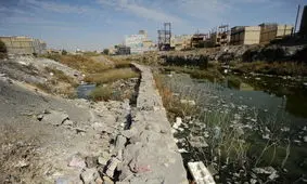 آب گرفتگی معابر در شهر مشهد+فیلم