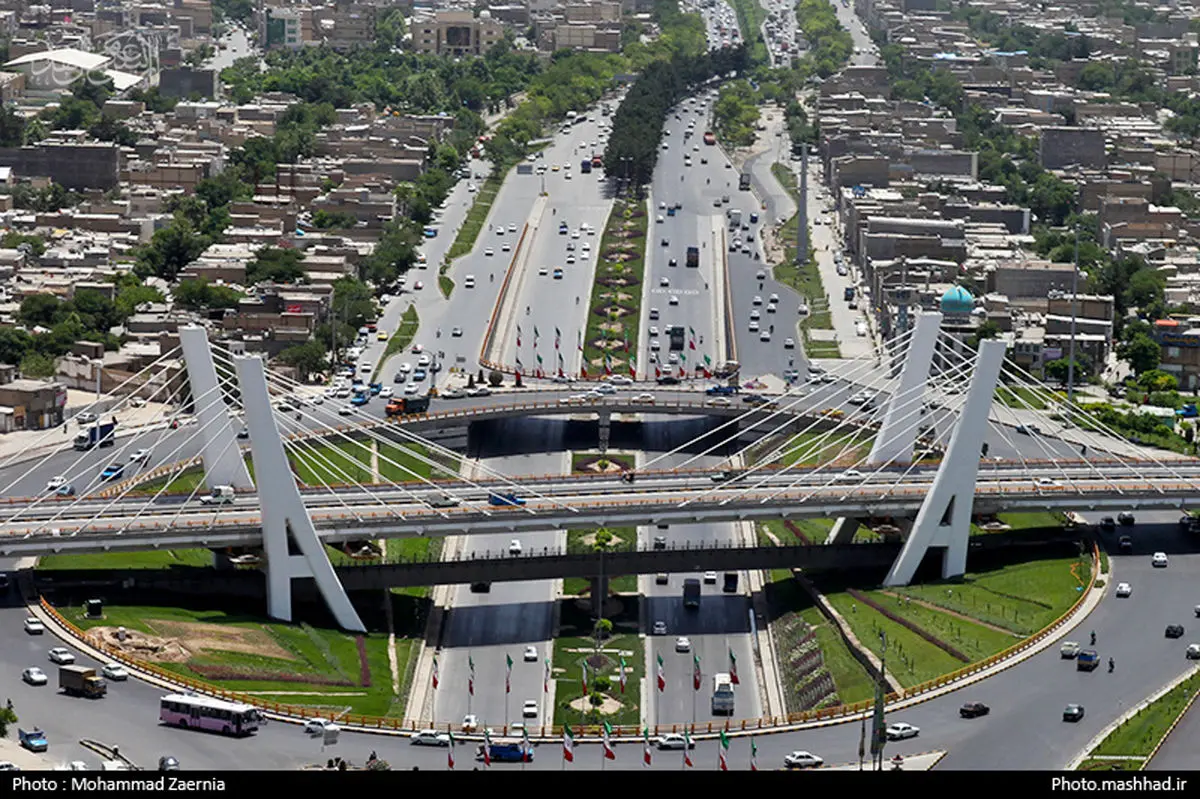 آب گرفتگی معابر بعد از بارندگی دیشب در مشهد