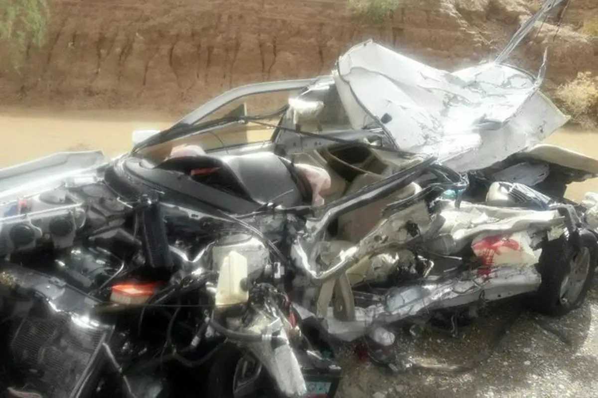 یک کشته در برخورد ۲ خودرو در جاده پلدختر-خرم‌آباد