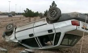 یک پراید در فریمان واژگون شد